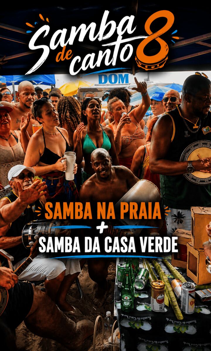 Samba de Canto — Samba na Praia + Samba da Casa Verde