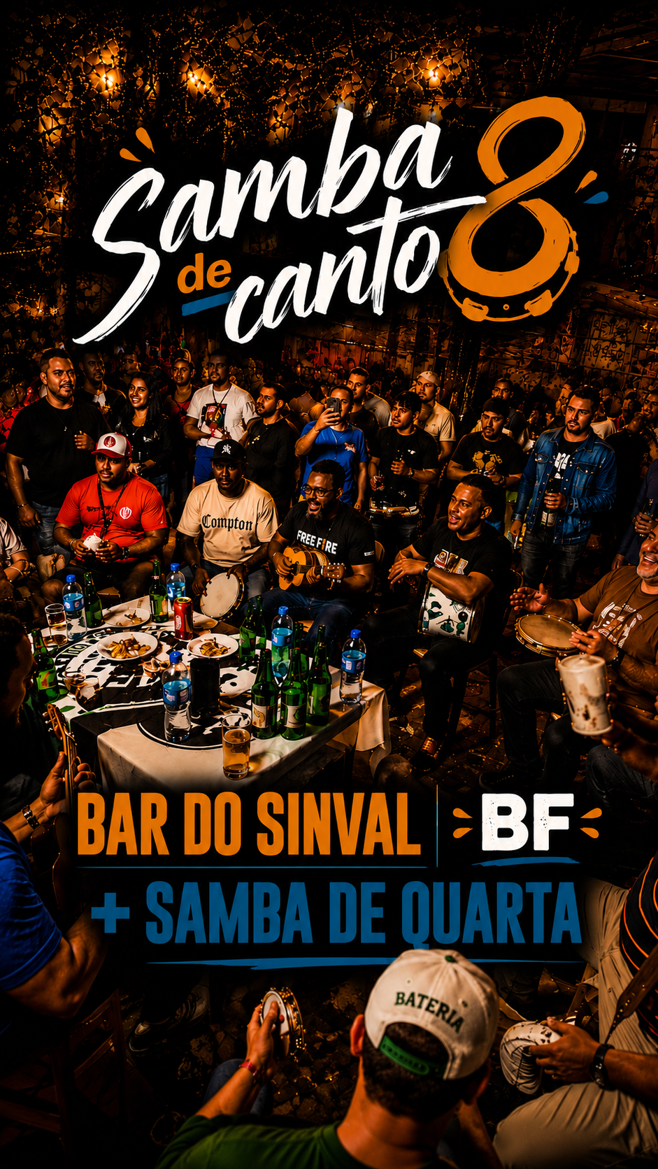 Samba de Canto — Bar do Sinval BF + Samba de Quarta